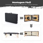 BKZA Cama Maca de Massagem Portátil Premium - Divã - Com Bolsa de Transporte -  Massoterapia Spa Tatuagem Estética 