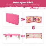 BKZA Cama Maca de Massagem Portátil Premium - Divã - Com Bolsa de Transporte -  Massoterapia Spa Tatuagem Estética 