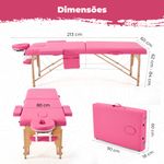 BKZA Cama Maca de Massagem Portátil Premium - Divã - Com Bolsa de Transporte -  Massoterapia Spa Tatuagem Estética 
