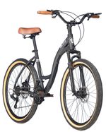 Kit Bicicleta Blitz Comodo 26 Urbana 21v + Bagageiro, Cestinha  e Cadeado