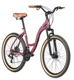 Kit Bicicleta Blitz Comodo 26 Urbana 21v + Bagageiro, Cestinha  e Cadeado
