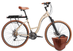 Kit Bicicleta Blitz Comodo 29 Shimano 21v +  Bagageiro, Cestinha e cadeado 