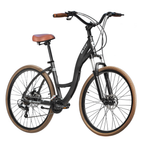 Kit Bicicleta Blitz Comodo 29 Shimano 21v +  Bagageiro, Cestinha e cadeado 
