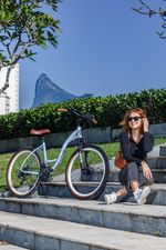 Kit Bicicleta 26 Blitz Comodo Urbana 21v + Cestinha e Cadeado