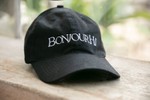 Boné Preto Bonjour,Hi