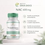 NAC N Acetil Cisteina 600mg 60 doses