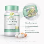 UC II 40mg 60 cápsulas Colágeno Tipo II Selo Autenticidade