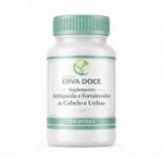 Capsula Antiqueda e Fortalecedor dos Cabelos e Unhas 120 Doses