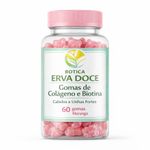 Gummies de Colágeno e Biotina 60 und Morango: Cabelos e Unhas