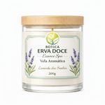 Vela Aromática Lavanda dos Sonhos 200g Botica Essence Spa