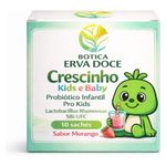 Probiótico Infantil Pro Kids 5Bi UFC 10 sachês Sabor Morango