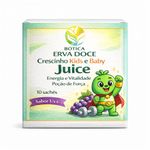 Crescinho Juice Energia e Vitalidade Sabor Uva 10 sachês