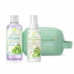 Kit Crescinha Cabelos Sedosos: Shampoo e Spray Desembaraçante