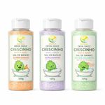 Kit Sais de Banho Infantil Crescinho - Relaxamento e Diversão - 3 Unidades