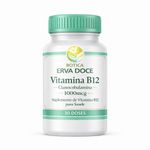 Vitamina B12 Cianocobalamina 1000mcg 30 doses