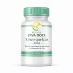 Zinco quelato 20mg 60 capsulas