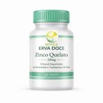 Zinco quelato 20mg 120 capsulas