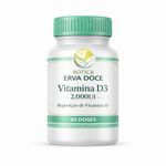 Vitamina D3 2.000UI 30 Cápsulas