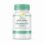 Vitamina D3 2.000UI 90 Cápsulas
