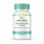 Vitamina D3 5.000UI 90 Capsulas