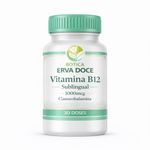 Vitamina B12 Cianocobalamina 1000mcg Sublingual – 30 Doses (Suprimento Mensal)