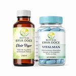 Kit Vitalidade Masculina VitalMan e Elixir KSM-66