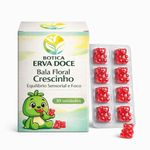 Bala Floral Crescinho Equilíbrio Sensorial e Foco 30 unid