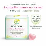Flora Gummies Gomas Probióticas para Saúde Feminina 60 gomas