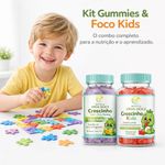 Kit Gummies Kids Foco, Raciocínio e Desenvolvimento Infantil