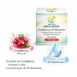 Cranberry e D-Mannose 30 sachês Morango: Trato Urinário