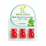 Bala Floral Crescinho Equilíbrio Sensorial e Foco 3 unid