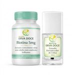 Kit SOS e Força Dupla Biotina e Esmalte Fortalecedor