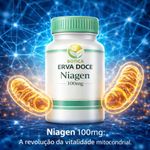 Niagen 100mg Ribosídeo de Nicotinamida 30 cápsulas
