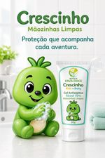 Gelzinho Mãozinhas Limpas Crescinho Kids Álcool em gel 50g