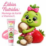 Gloss Beijinho de Morango 15g Crescinha Kids Proteção Labial