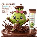 Gloss Cacauzinho 15g Crescinha Kids: Hidratação de Chocolate