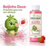 Sal de Banho Infantil Beijinho Doce 120g Crescinho Kids
