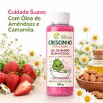 Sal de Banho Infantil Beijinho Doce 120g Crescinho Kids