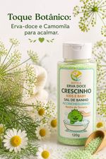 Sal de Banho Aconcheguinho 120g Crescinho Kids e Baby