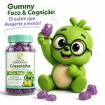 Gummy Foco Kids 30 und Sabor Uva: Foco e Aprendizado
