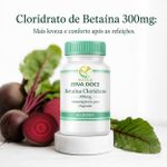 Betaina Cloridrato 300mg 60 Doses
