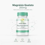 Magnesio Quelato 200mg 180 Doses