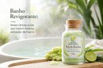 Sal de Banho Botica Essence Spa Capim Limão Energia 200g