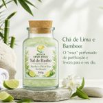 Sal de Banho Botica Essence Spa Purificação: Chá Lima e Bamboo