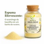 Espuma Efervescente de Banho Baunilha 200g Aconchego