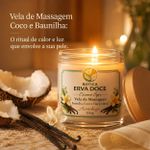 Vela de Massagem Baunilha, Côco e YlangYlang Botica Essence Spa