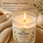 Vela Aromática Baunilha Aconchego 200g Botica Essence Spa