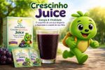 Crescinho Juice Energia e Vitalidade Sabor Uva 10 sachês
