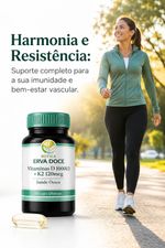 Vitaminas D 1000UI + K2 120mcg 60 caps Oleosas