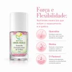 Esmalte Fortalecedor para Unhas Cor Rosa Ballet Glitter 10mL